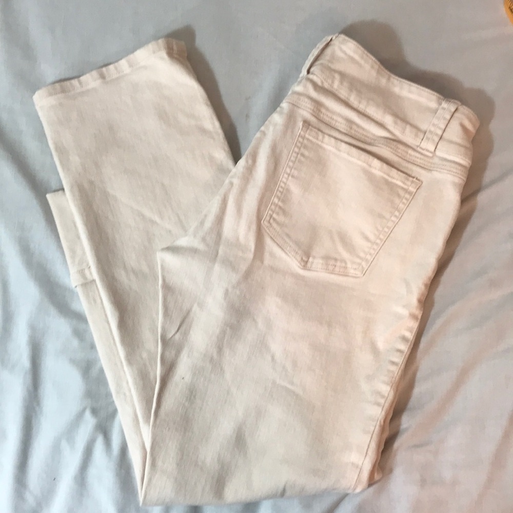 CAbi blush straight leg Lulu jeans! Sz 12
